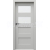 PORTA Doors SET BEZFALCOVÉ dvere VERTE PREMIUM A.2 sklo Matné, Soft CPL Šedá+zárubeň