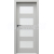 PORTA Doors SET BEZFALCOVÉ dvere VERTE PREMIUM A.4 sklo Matné, Soft CPL Šedá+zárubeň