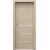 PORTA Doors SET Rámové dvere VERTE PREMIUM E.5 skloMat,fólia Hikora Jackson Svetlý+zárubeň