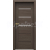 PORTA Doors SET BEZFALCOVÉ dvere VERTE PREMIUM E.3 skloMat,fólia Dub Arles Tmavý+zárubeň
