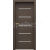 PORTA Doors SET BEZFALCOV dvere VERTE PREMIUM E.5 sklo Matné fólia Dub Arles Tmavý+zárubeň