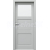 PORTA Doors SET Rámové dvere Porta Balance D.1 so sklom fólia Šedá a zárubeň