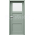 PORTA Doors SET Rámové dvere Porta Balance D.1 so sklom fólia Fiord a zárubeň