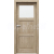 PORTA Doors SET Rámové dvere Porta Balance D.1 so sklom fólia Dub Klasický a zárubeň