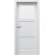 PORTA Doors SET Rámové dvere Porta Balance D.1 so sklom Soft CPL Šedá a zárubeň