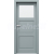 PORTA Doors SET Rámové dvere Porta Balance D.1 so sklom Soft CPL Fiord a zárubeň