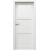 PORTA Doors SET Rámové dvere Porta Balance D.1 so sklom Soft CPL Biela a zárubeň