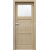 PORTA Doors SET Rámové dvere Porta Balance D.1 so sklom fólia Dub Matný a zárubeň