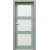 PORTA Doors SET Rámové dvere Porta Balance D.3 so sklom fólia Fiord a zárubeň