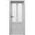 PORTA Doors SET Rámové dvere Porta Harmony A.1 so sklom fólia Šedá a zárubeň
