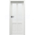PORTA Doors SET Rámové dvere Porta Harmony A.1 so sklom fólia Biela a zárubeň