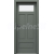 PORTA Doors SET Rámové dvere Porta Harmony B.1 so sklom fólia Olivová a zárubeň