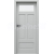 PORTA Doors SET Rámové dvere Porta Harmony B.1 so sklom fólia Šedá a zárubeň