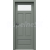 PORTA Doors SET Rámové dvere Porta Harmony B.1 so sklom Soft CPL Olivová a zárubeň