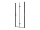 BESCO EXO-H GOLD zalamovacie sprchové dvere do niky/kútu 100x190 cm sklo Číre