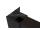HOPA AMORA BLACK krídlové sprchové dvere do niky/kútu 90x195 cm sklo Číre