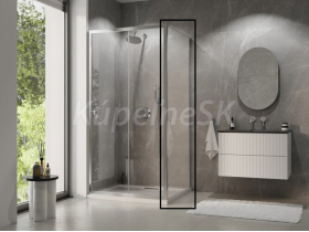 BESCO DUO SLIDE GOLD pevná bočná stena k sprchovému kútu 90x195 cm sklo Číre