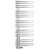 Sapho VOLGA vykurovacie teleso 500x1238 mm, nerez mat