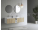 Sapho VELUR guľaté zrkadlo s LED podsvietením priemer 80cm