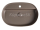 Isvea INFINITY OVAL keramické umývadlo na dosku, 60x40cm, otvor pre batériu, taupe