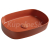 Isvea INFINITY OVAL keramické umývadlo na dosku, 55x36cm, terracotta