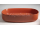 Isvea INFINITY OVAL keramické umývadlo na dosku, 55x36cm, terracotta