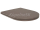 Isvea INFINITY WC sedátko, SLIM, Soft Close, Easy Take, taupe