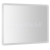 Aqualine FAGO zrkadlo s LED osvetlením 80x60cm, dotykový senzor, stmievateľné