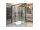 Gelco LUXOR BLACK obdĺžnik sprchová zástena 1000x800mm L/P varianta,rohový vstup sklo Číre