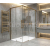 Gelco LUXOR GOLD MATT obdĺžnik sprchová zástena 1000x900mm L/P varianta,roh vstup skl Číre