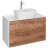 Aqualine ZANYA umývadlová skrinka 80x50x46cm, biela mat/dub emporio