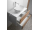 Aqualine ZANYA umývadlová skrinka 80x50x46cm, biela mat/dub emporio