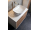 Aqualine ZANYA umývadlová skrinka 80x50x46cm, biela mat/dub emporio