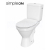 Cersanit CERSANIA II WC-Kombi SimpleOn, zadný odpad,3/6lased. Slim SC Durop EO K11-2340