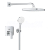 GROHE Cubeo podomietkový sprchový set 25x25 cm 3 prúdy Chróm