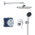 GROHE QuickFix Start sprchový podomietkový pákový set s telesom priemer 25cm 2 prúdy Chróm