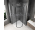 Polysan GLOBE GUN METAL štvrťkruhová sprchová zástena 800x800mm,krídl.dv,číre sklo,pravé