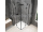 Polysan GLOBE BLACK štvorcová sprchová zástena 800x800mm,krídl.dv,rohový vstup,číre sklo