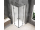 Polysan GLOBE GUN METAL štvorcová sprch zástena 800x800mm,krídl.dv,rohový vstup,matné sklo