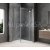 Polysan GLOBE CHROME štvrťkruhová sprchová zástena 800x900mm,krídl.dv, číre sklo, pravé