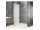 Polysan GLOBE GOLD MATT sprchové krídlové dvere do niky 1100mm, matné sklo, ľavá