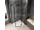 Polysan GLOBE BLACK štvrťkruhová sprchová zástena 900x800mm,krídl.dv,číre sklo,pravé