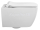 Isvea VEA závesná WC misa, Rimless, 34,5x52cm, biela
