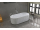 Aqualine TURIA STRIP voľne stojaca akrylátová vaňa 170x80cm, biela