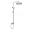 Mereo Eve sprchová batéria s hlavovou hranatou slim sprchou 250x250 mm, nerez