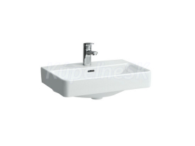 Laufen PRO S Compact umývadlo 55x38cm, bez prepadu, s otv. pre bat., bez otvoru, biela