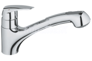GROHE Eurodisc drezová batéria s vyťahovacou sprškou,chróm 32257001 32257001