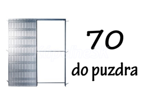 70cm Posuvné dvere DO PUZDRA JAP-(dvere sa zasúvajú do stavebného púzdra v stene)Príplatok