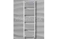 Kúpeľňový radiátor rebríkový, oblý, š. 450 v. 1650 mm, biely