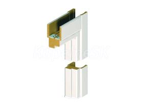 MINIMAX obložková zárubňa, pevná šírka steny 100mm, fólia Portadecor - BIELA